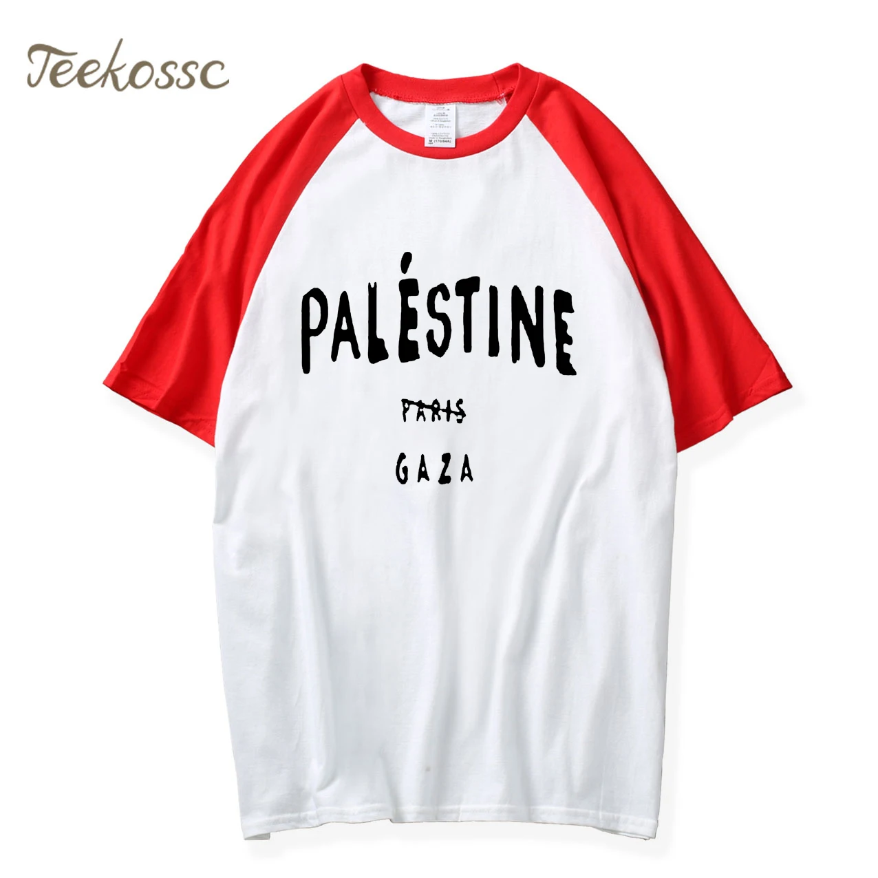 Забавные дизайнерские футболки с надписью Gaza Palestine, 5 SOS, новинка, летняя мужская футболка с рукавом реглан, хлопок, Мужская футболка, базовые футболки