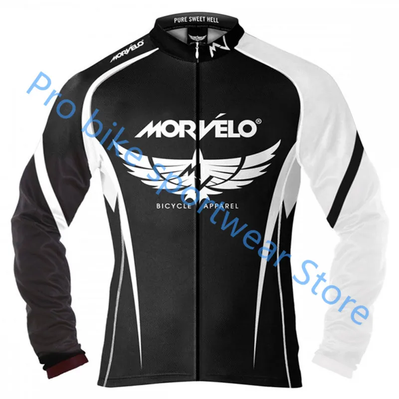 cycling jersey 03 Morvelo Демисезонный Длинные рукава Костюмы Pro team Велосипеды Джерси гоночный велосипед велосипедная Одежда Майо Ropa Ciclismo D21 - Цвет: cycling jersey 03