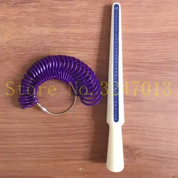 HK размер 1-33 Белое Кольцо оправка + фиолетовое кольцо Размер Набор