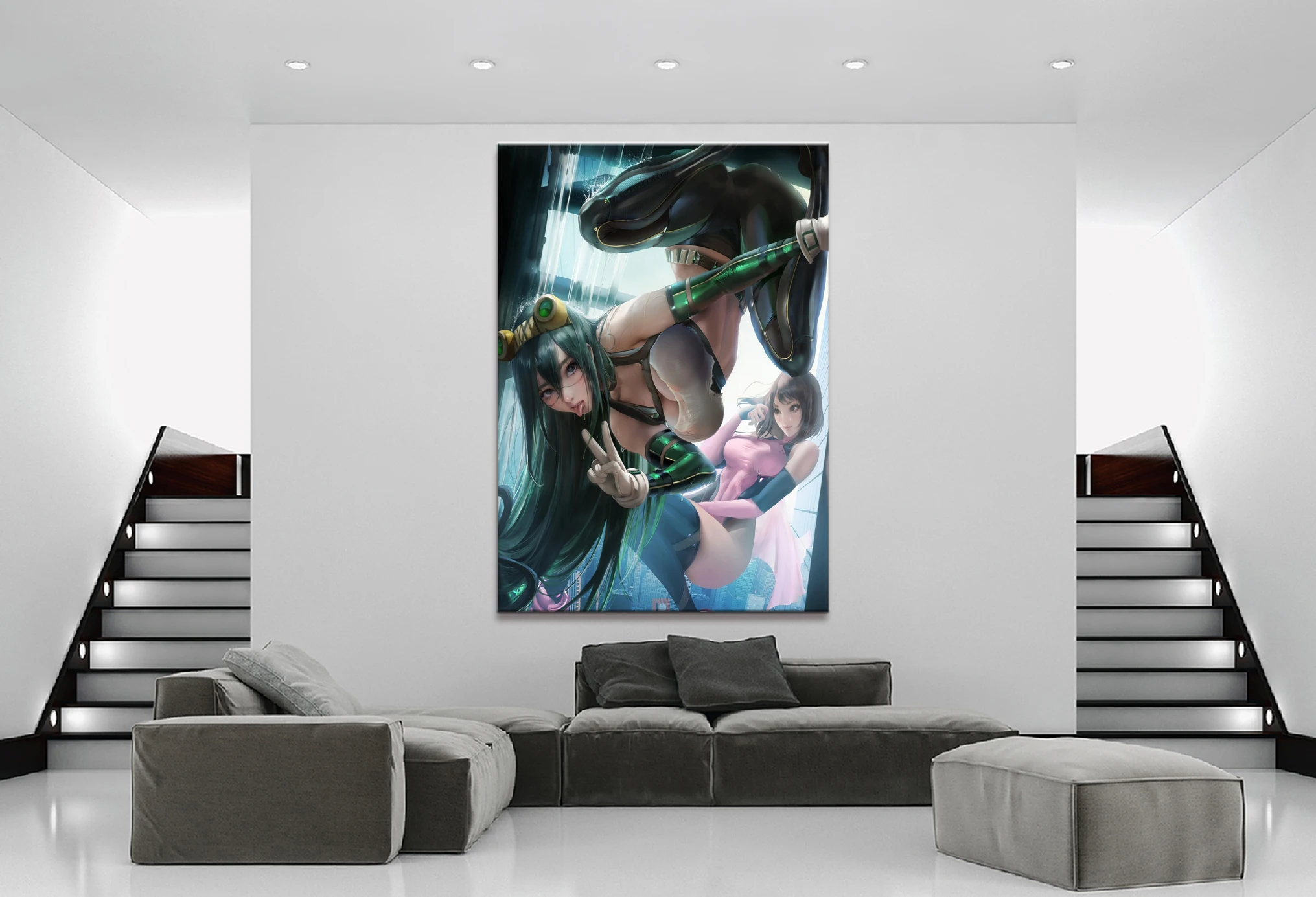 Home Decor Canvas 1 Piece Cute Sexy Anime My Hero Academia Asui Tsuyu Posters and Prints Painting Home Decoration Wall Pictures