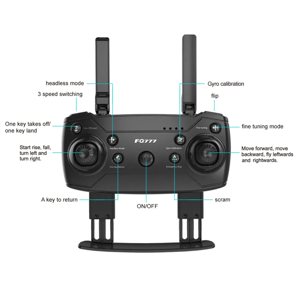

Cewaal FQ35 RC Drone 2.4G 4CH 6-Axis 480P UAV Performance 2.4G 4CH 6-Axis 480P Drone Funny Outdoor