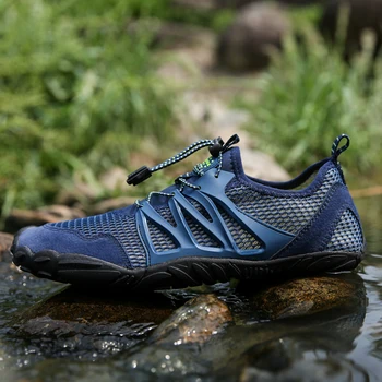 

Mens Outdoor Walking Sandals Sport Sneakers Sandals Quick Dry Beach Shoes Protective Toecap Beach Sandals big Size39-47