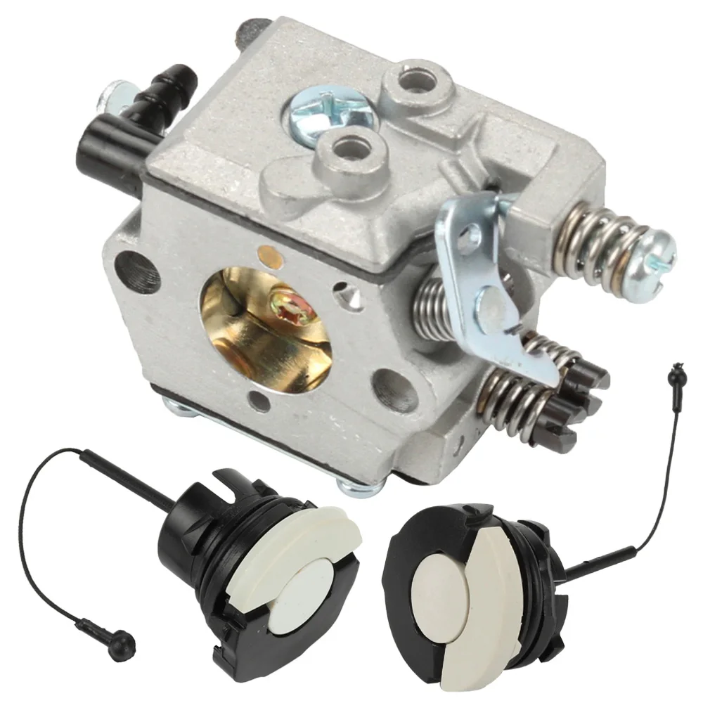 Carburetor Carb+2*Tank Cap For 021 023 025 MS210 MS230 MS250 Chainsaw