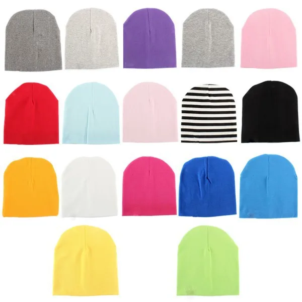 

Unisex Infant Soft Crochet Newborn Baby Boy Girl Hat Cotton Beanie Warm Cap Candy Color