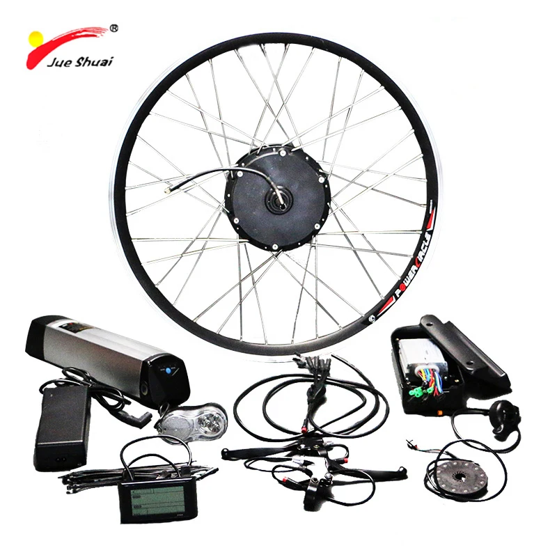 Cheap 36V 500W Electric Bike Conversion Kit with Battery 36V 12ah Lithium Battery Motor Wheel Mountain Bike Ebike E-bike Kit Duty free 5