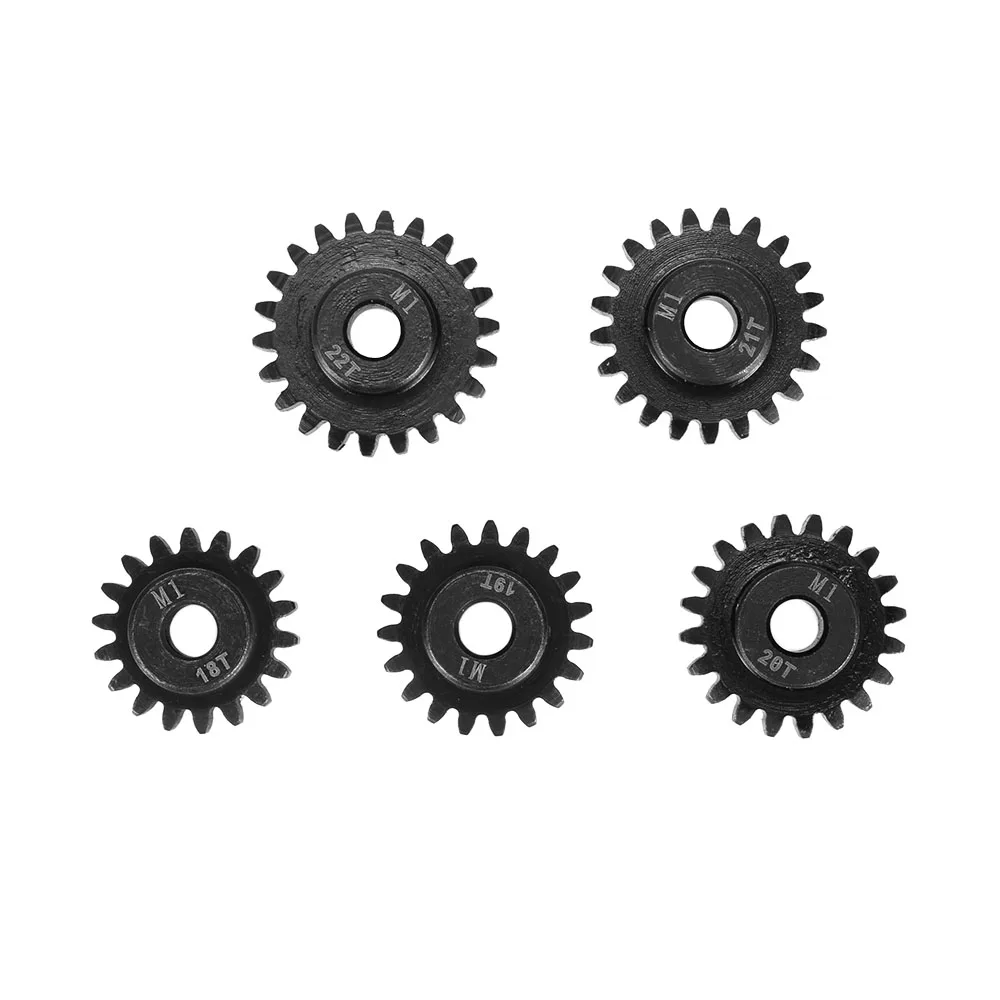 Original GoolRC M1 5mm 18T 19T 20T 21T 22T Shaft Steel Pinion Motor Gear for 18 Off-road Buggy Monster Truck RC Car Motor (12)