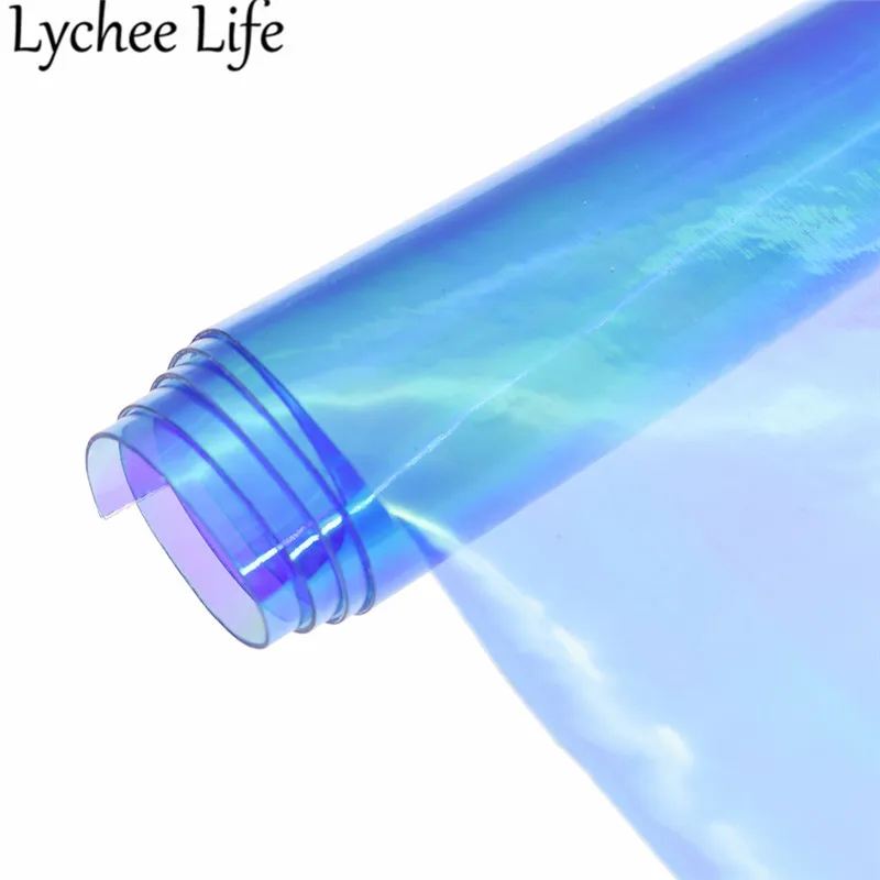 Lychee Life DIY Прозрачная ПВХ ткань красочные 21x29 см ткань ручной работы современная домашняя одежда текстильные принадлежности для шитья товары