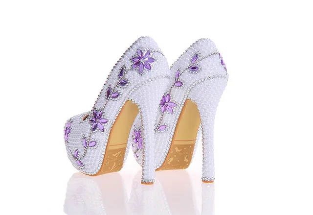 lavender wedding shoes