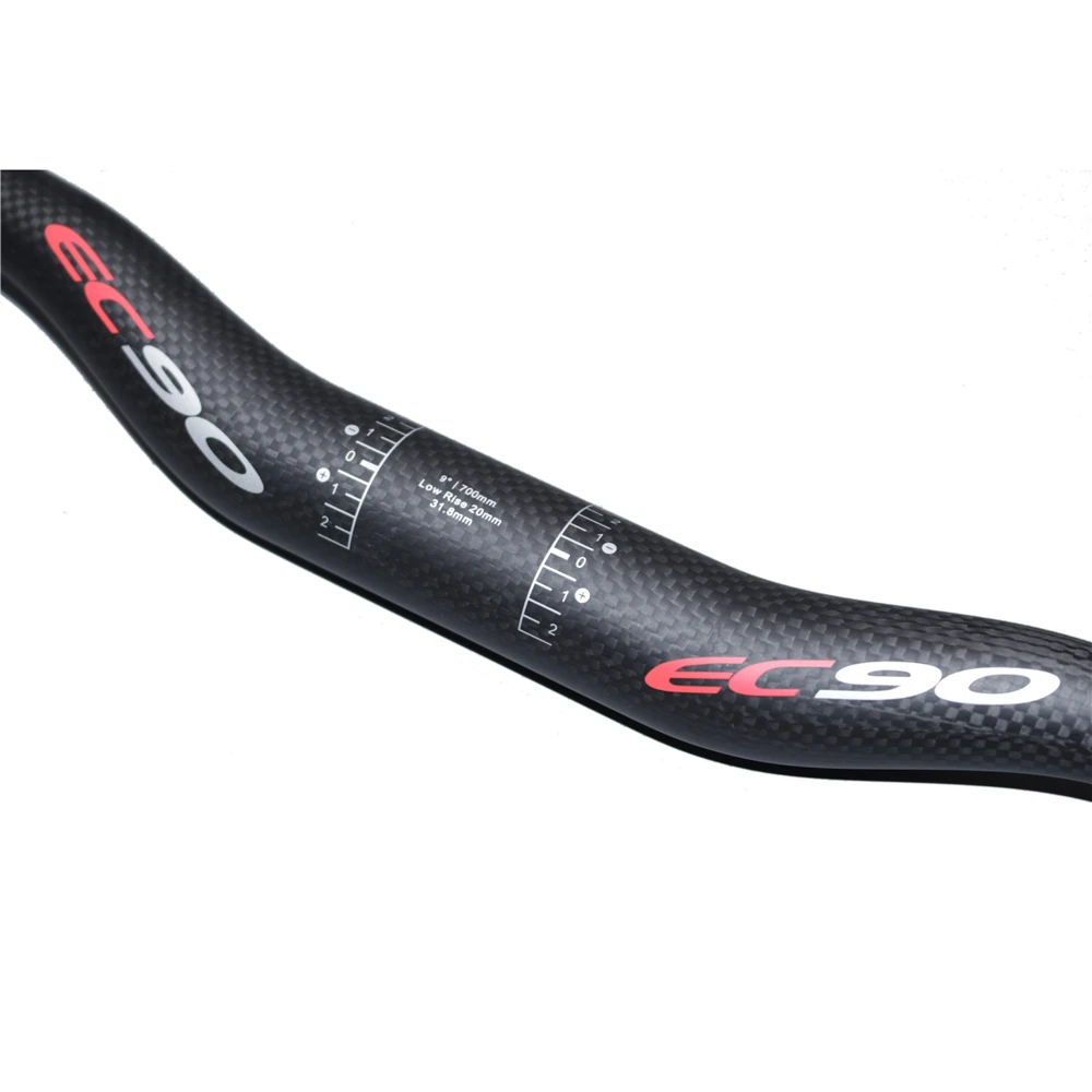 EC90 MTB Handlebar Carbon Mount Bike Handlebars 31.8mm Full Carbon Fiber MTB Bicycle RiserFlat Handle Bars  (11)