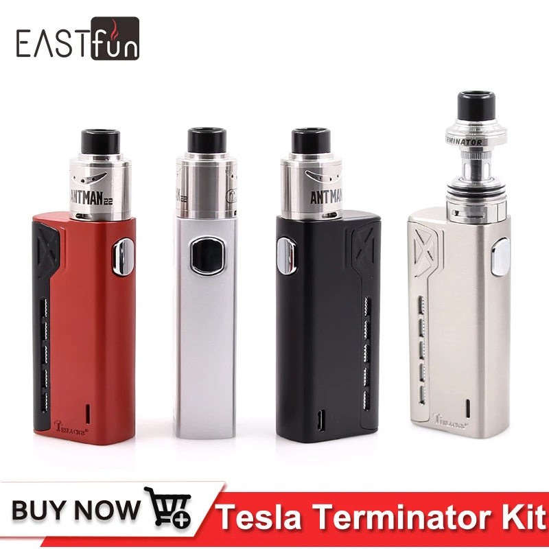 

Original Tesla Terminator Kit Teslacigs Terminator Mod 90W Terminator starter kit with Antman 22 RDA or Terminator tank