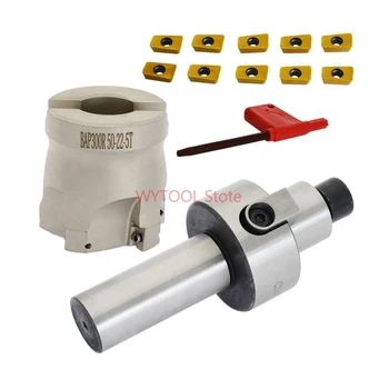 

1set C16 FMB22 Shank + BAP300R 50 22 5T Face Milling CNC Cutter + 10pcs APMT1135 Inserts For Power Tool