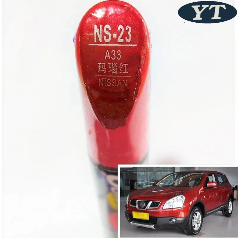 車のスクラッチ修理ペン 日産qashqai X Trail Syphy Teana Sunny Tiida Livida Geniss March用の自動ペイントペンレッドカラー Aliexpress Automobiles Motorcycles