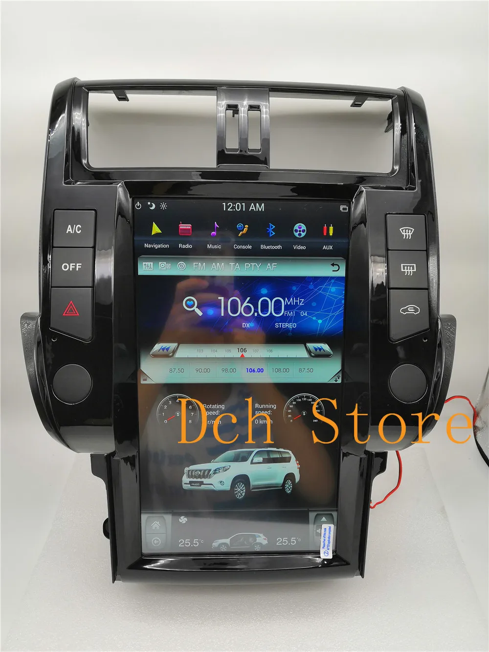 13,6 ''Tesla стиль Android 8,1 автомобильный dvd-плеер для Toyota Land Cruiser Prado 150 2010 2011 2012 2013 поддержка amplify 360 камера