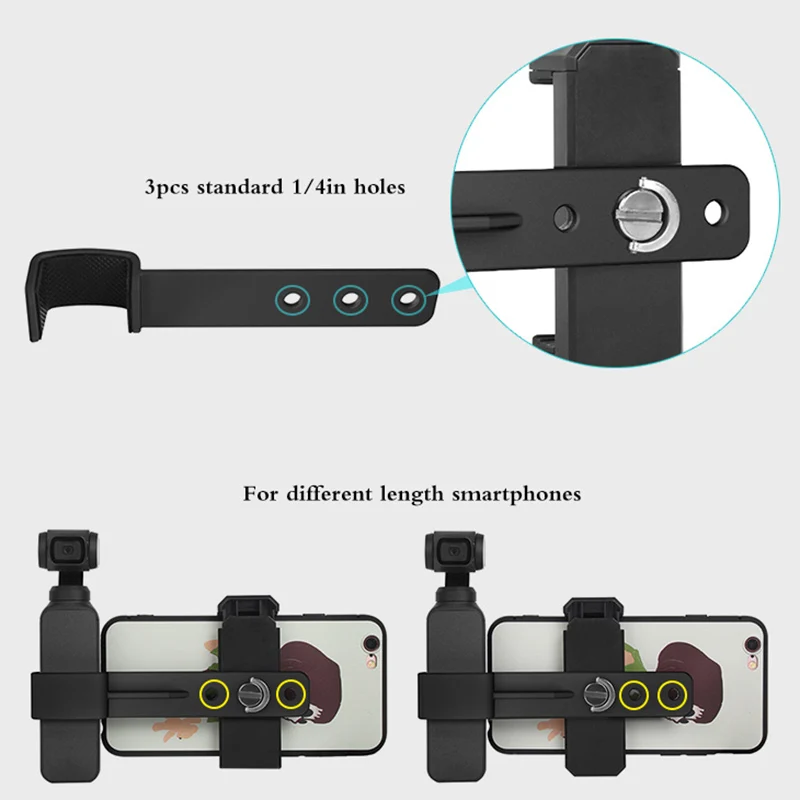 Фиксированный держатель для телефона, подставка для крепления, удлиняющая стержень, штатив, подставка для телефона, держатель для DJI Osmo, Карманный ручной карданный стабилизатор для камеры