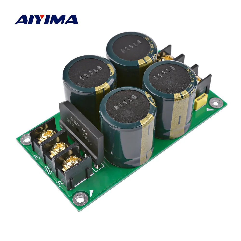 Baratos Amplificador de alta potencia rectificador filtro condensador de fiebre filtro amplificador de potencia Placa de Audio rectificador fuente de alimentación