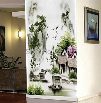 

1442art Large murals3D can be custom-made furniture decorative wallpaper House Ornamentation decor wall stickers Chinese style