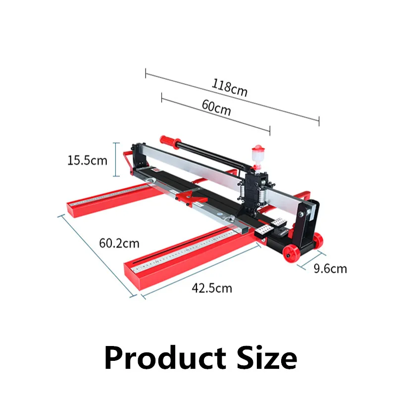 Машина для резки плитки нож ручной высокой точности нажимной тип домашнего украшения небольшой отрезной пол резец для плитки 800/1000 мм