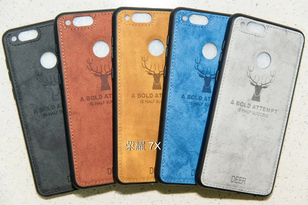 

Cloth Patterned Soft Edge Anti Sweat Phone Case for Huawei Honor 7X Mate 10 Mate 20 Pro Honor V8 9i Maimang 7 Shockproof Case
