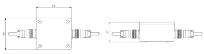 CALT один-канальный передатчик BSQ-001 0-5 В 0-10 В 4-20mA выходной сигнал тензодатчика ampfliter