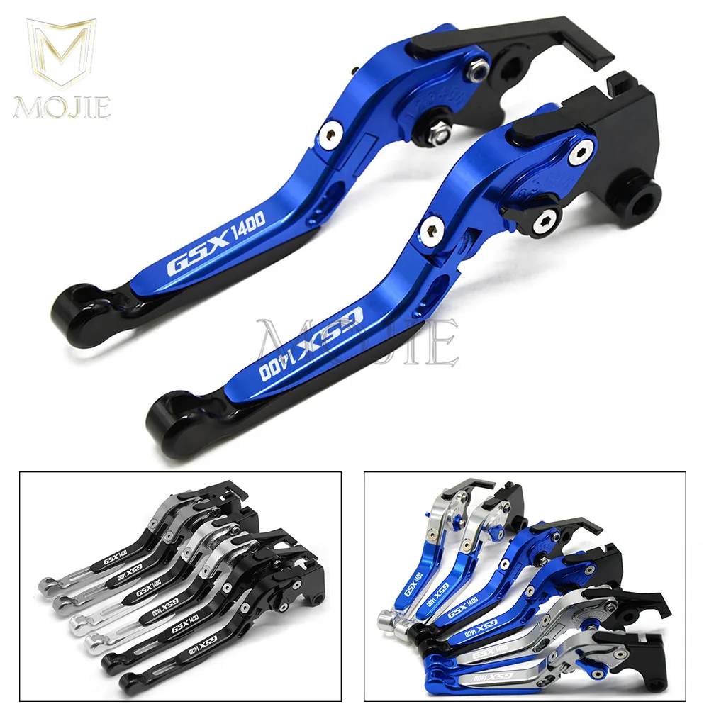 

GSX1400 Lever Motorcycle Accessories Adjustable Folding Extendable Brake Clutch Levers Set For SUZUKI GSX1400 GSX 1400 2001-2007