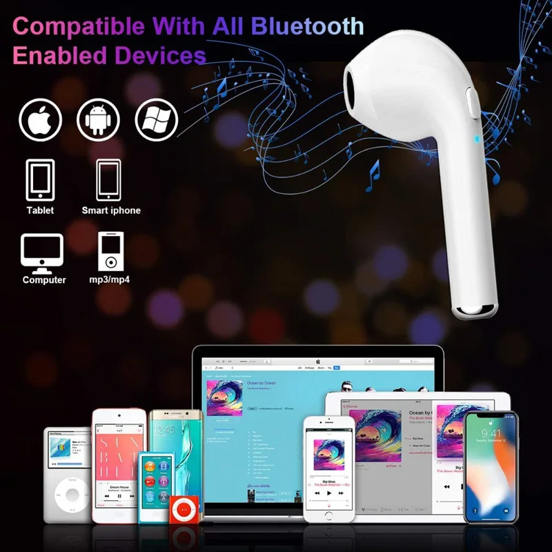 Bluetooth-headset-i7s-tws-i9-H-nde-freies-stereo-Ohrh-rer-kopfh-rer-mit-mic-Doppel