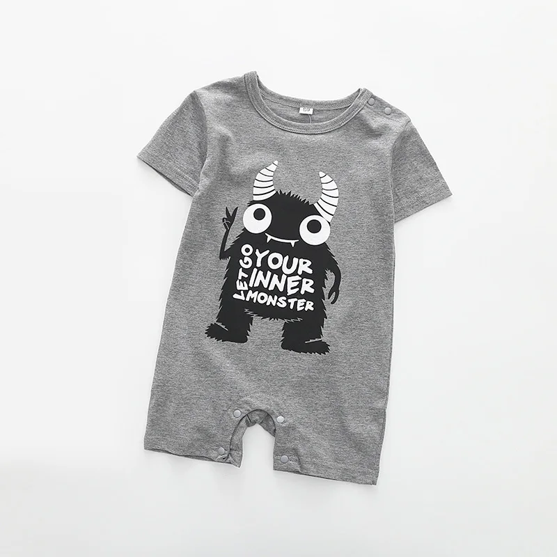 2018 Summer Short Sleeved Jumpsuit For Newborn Romper Character Baby Boy Clothes and Baby Clothes 1-3-6-9-18M Baby