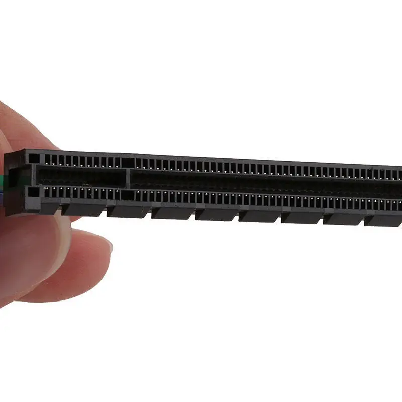 Новый гибкий плоский кабель PCIe PCI Express 1x до 16x расширитель Riser FFC E|Платы расширения|
