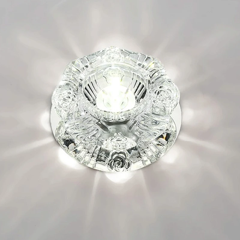 

Crystal Ceiling Light 3W/5W Ceiling Lamp Round LED Home Decoration Lamps Modern Simple Lights For Bedroom Foyer CL148