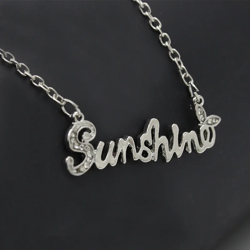 Модное массивное ожерелье Sunshine для женщин и пар винтажное мужское в стиле