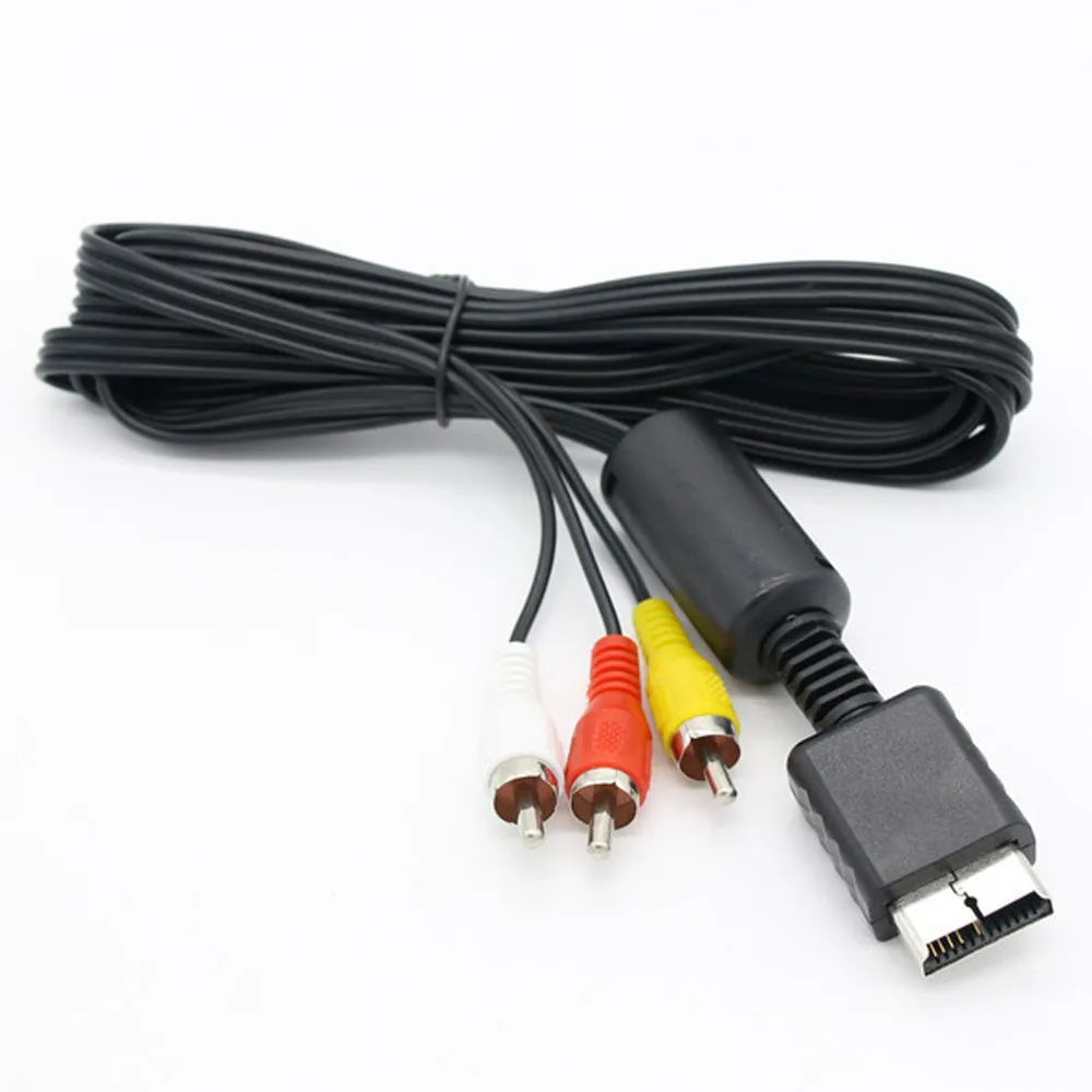 Для SONY PS1 PS2 PS3 6 футов геймпад длина кабеля аудио видео кабель AV шнур RCA для playstation