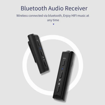 

Wireless Bluetooth V4.2 Audio Receiver Collar Clip Type Wireless Adapter Speaker Accessories For Headphone Speaker- G2