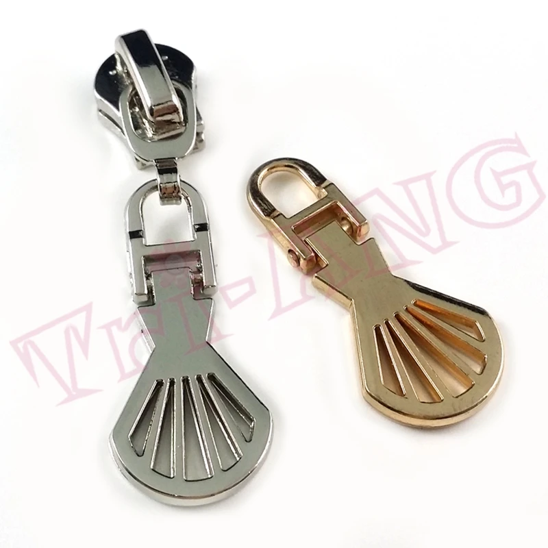 20 шт./лот изысканные слайдеры на молнии в форме ракушки 5 # металлические застежки