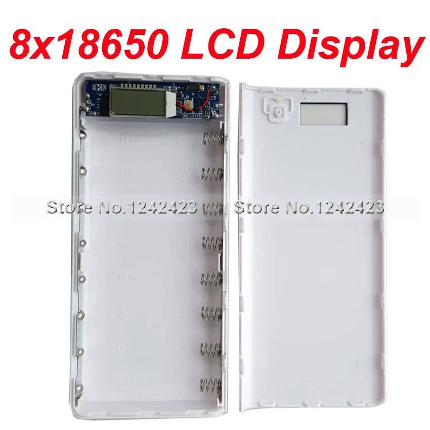 2021 Новый 18650 Батарея Зарядное устройство коробка 8X18650 DIY Мощность банка корпус