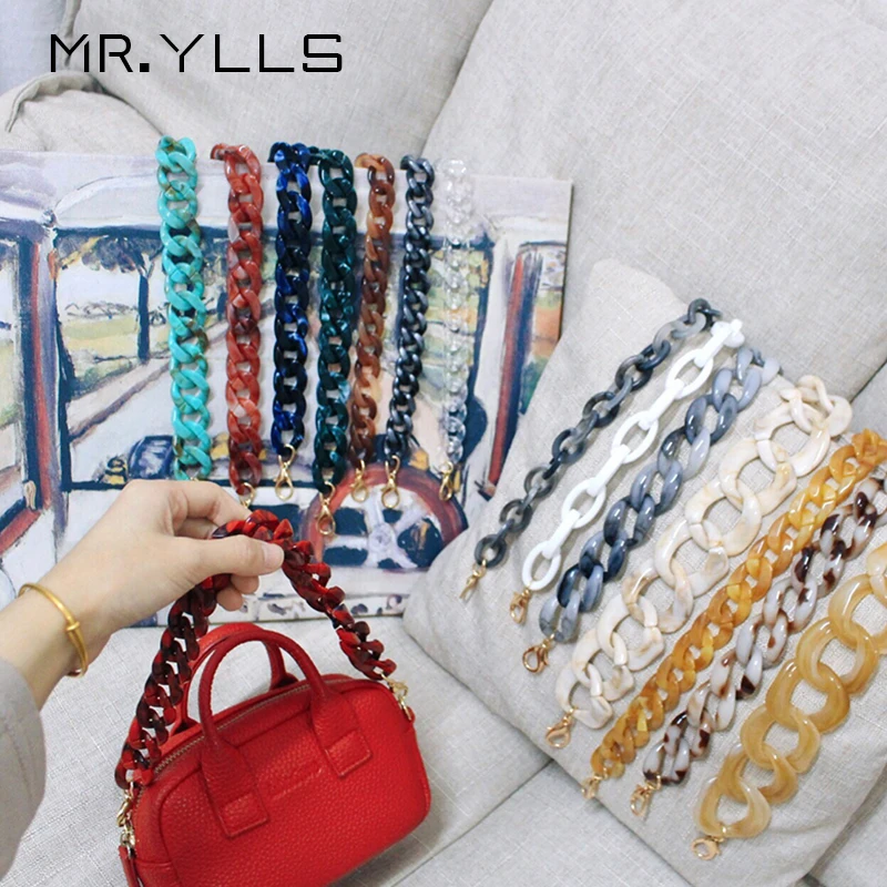 

Fashion Acrylic Shoulder Bag Strap Women Belt Luxury Wide Detachable Acrylic Purse Belts Lady Handbag Accessorie Shoulder Straps