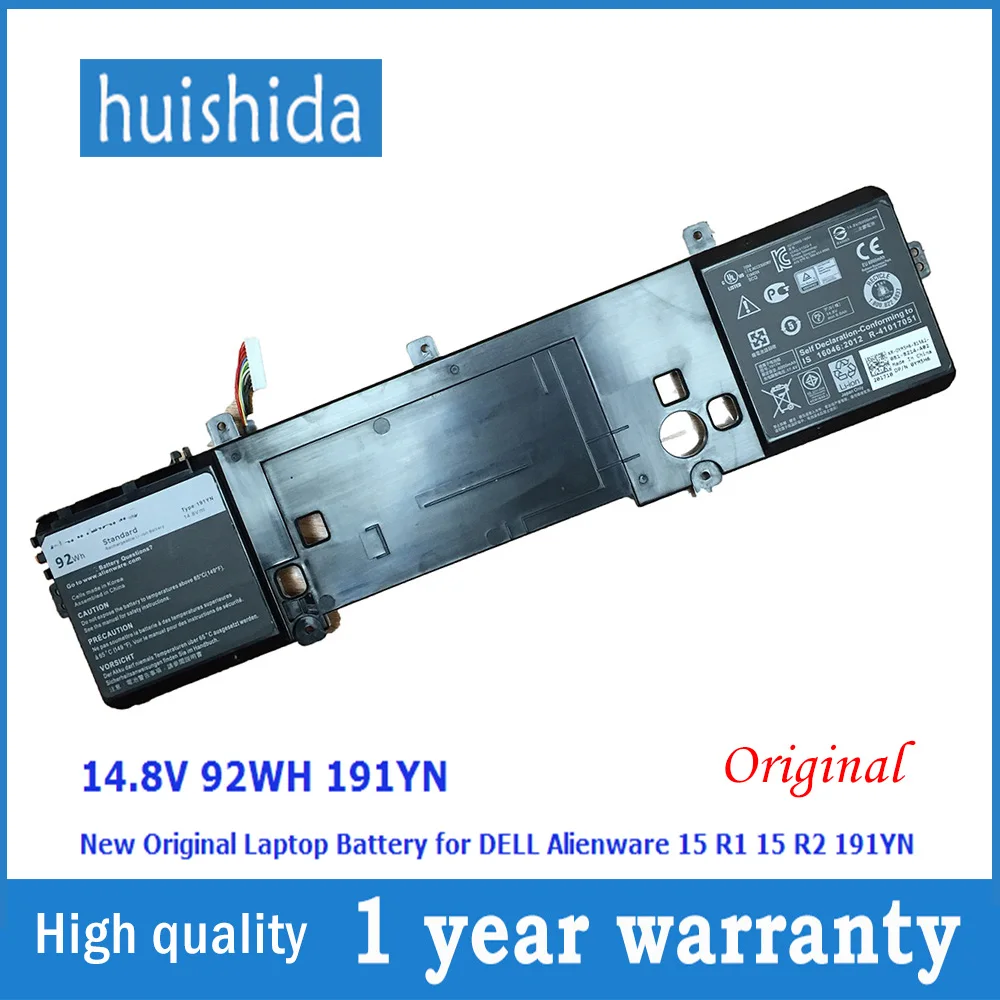 Аккумулятор 14 8 в 92 Втч 191YN для ноутбука Dell Alienware 15 R1 R2 ALW15ED-1718 series | Компьютеры и офис