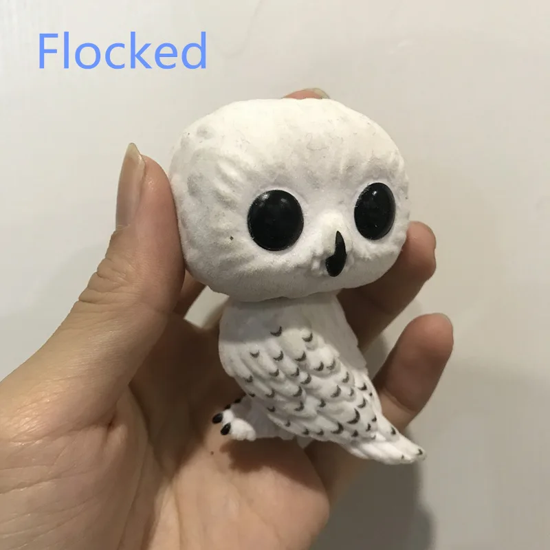 Funko pop Secondhand гарри поттер-хедвиг флокированная виниловая фигурка коллекционная модель свободная игрушка без коробки - Цвет: Flocked