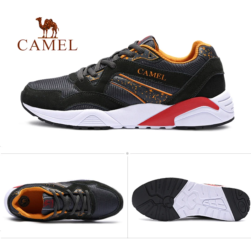 CAMEL/мужские кроссовки для бега дышащие удобные спортивные замшевые занятий