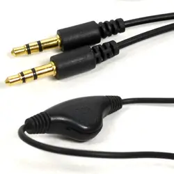 3,5 мм стерео наушники аудио кабель-удлинитель шнур с объемом Управление мужчинами регулировки громкости для сотовых телефонов MP3 Динамик