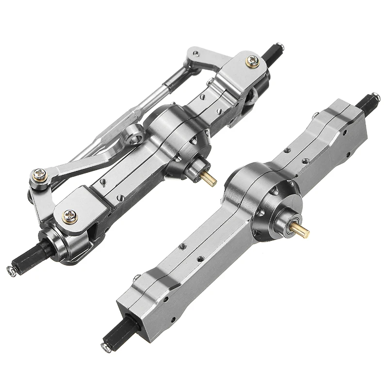 RC Achsen Komplettset Metall - Für 1/10 RC Auto Upgrade Vorderachse Kompatibel Mit HG P407
