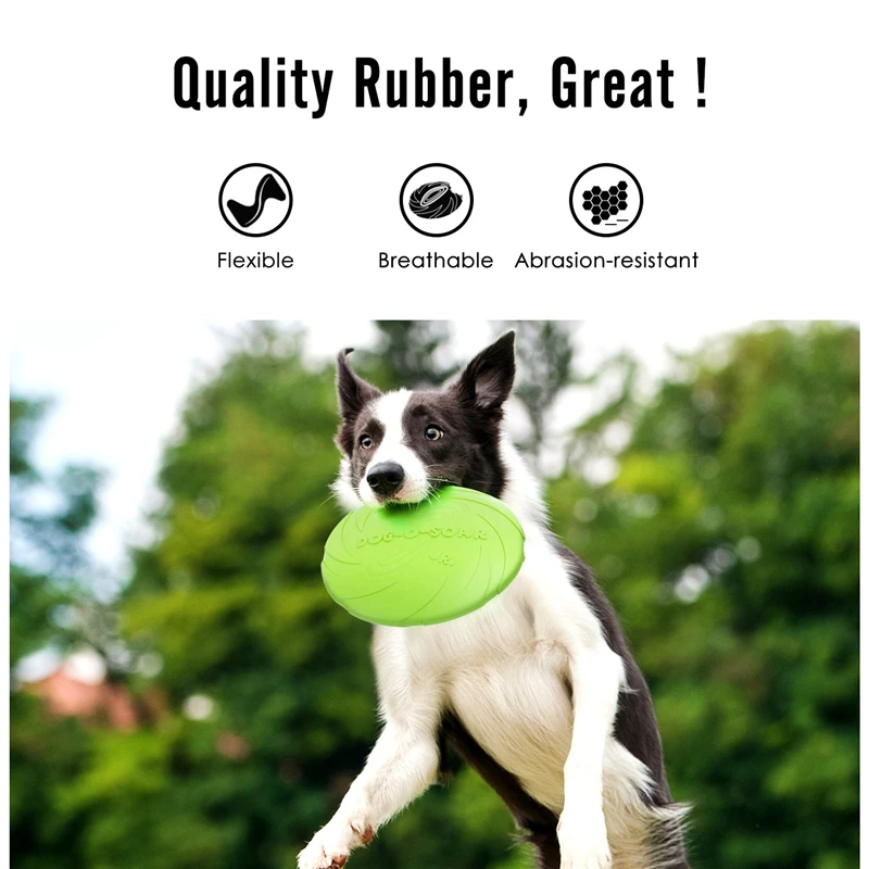 Летающий диск для собак мягкий гибкий резиновый Забавный плавающий складной флаер Диск Собака Игрушка Летающая Тарелка для интерактивной игры упражнения HB