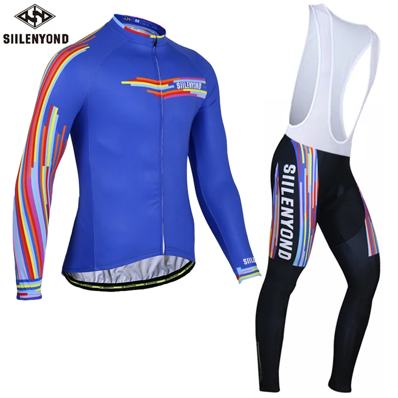 SIILENYOND Pro зимний термальный флисовый комплект для велоспорта, Майо, Ropa Ciclismo, одежда для горного велосипеда, одежда с длинным рукавом, велосипедные костюмы
