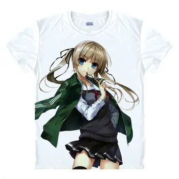 

Saekano T-Shirt Utaha Kasumigaoka Shirt men's 3D print T-shirts Anime Tees Lovely cute Short Sleeve Mens T-Shirt anime cosplay a