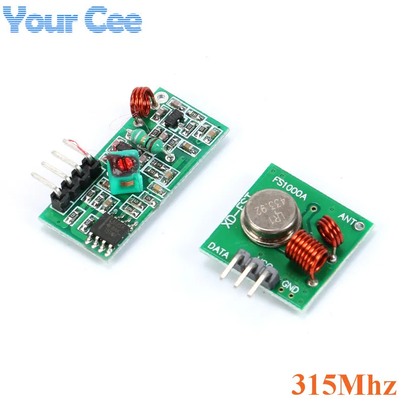 5 pair (10 pcs) 315Mhz RF transmitter and receiver link kit for Arduino ...