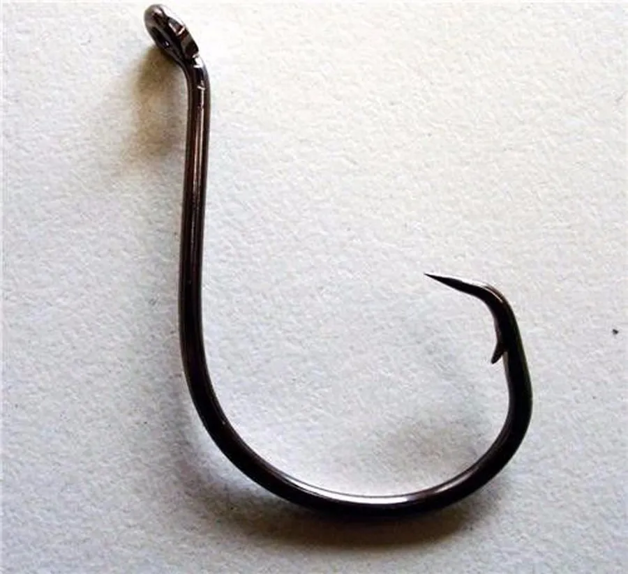 Ganchos de Pesca Alto Carbono Aço Inoxidável Quimicamente Afiado Octopus Círculo Oceano 7385 Peixe Gancho 50 Pçs 8 - 0 4 Esporte e Lazer