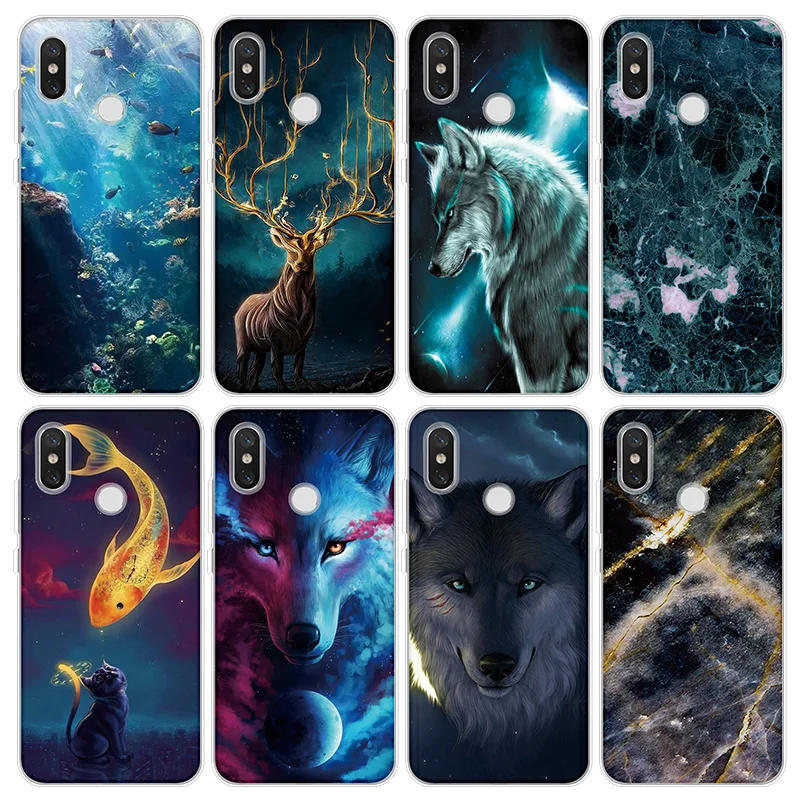 

Soft TPU Case For Xiaomi Redmi Note 5A 4X Mi A1 4 4A 5Plus 6 6A A2 5X 6X 3 4X 5 Pro Fundas For Redmi Pocophone F1 Animal Cover