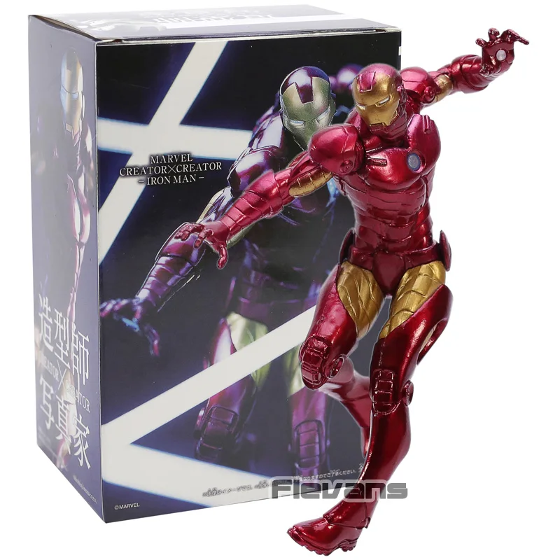 Marvel Creator X Creator Iron Man Statue PVC Figure Collectible Model Toy 