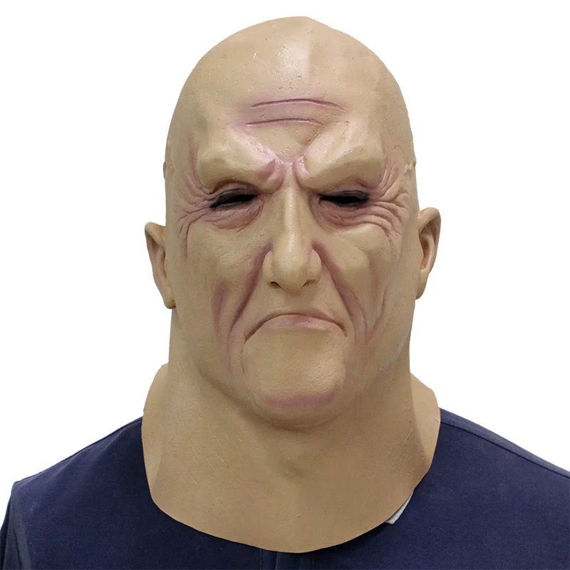 

Latex Old Man Mask 2019 New Male Disguise Halloween Fancy Dress Head Rubber Adult Party Masks Masquerade Cosplay Props