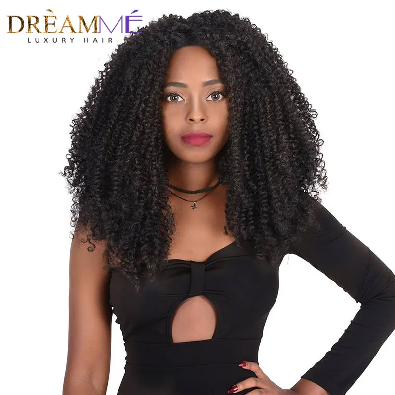 kinky curly huamn hair wigs  (2)