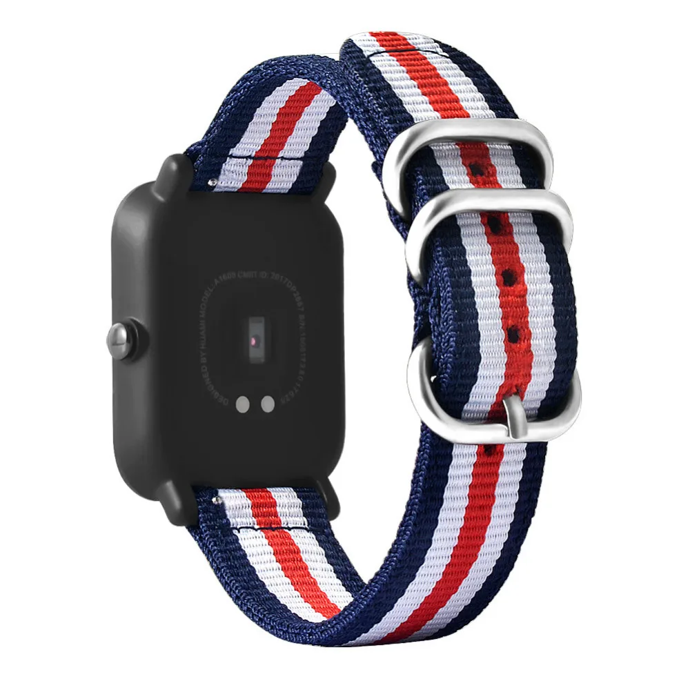 

CARPRIE 2017 Replacement Canvas Chain Smart Watch Quick Release Kit Band Strap For Xiaomi Amazfit Smart Watch 2017 SE14a