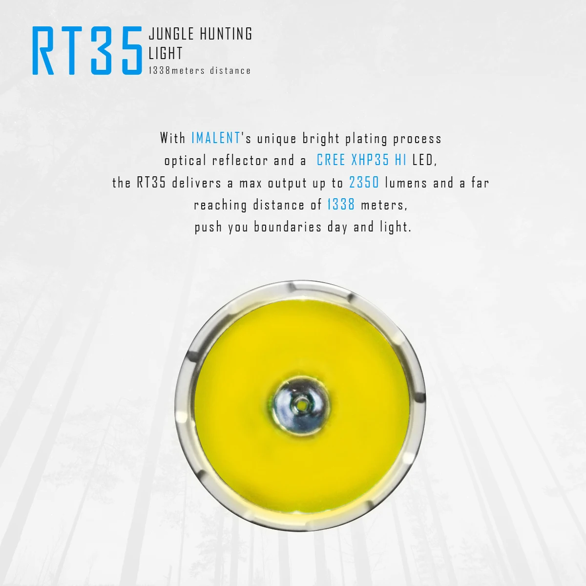 IMALENT RT35 Cree Xhp35 Hi светодиодный фонарик Usb зарядка фонарь джунгли поиск дальние